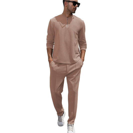 wrinkle free tracksuit with high quality fabric for mens